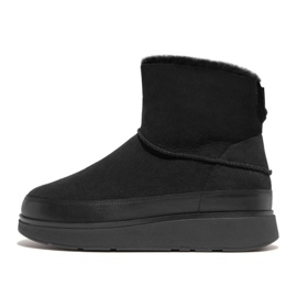 FitFlop GEN-FF Mini oboustranné shearlingové boty W GS6-090 černý