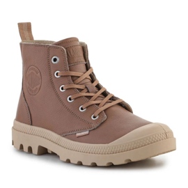 Boty Palladium Pampa Zip Lth Ess U 76888-254 hnědý Boty Palladium Pampa Zip Lth Ess U 76888-254 hnědý