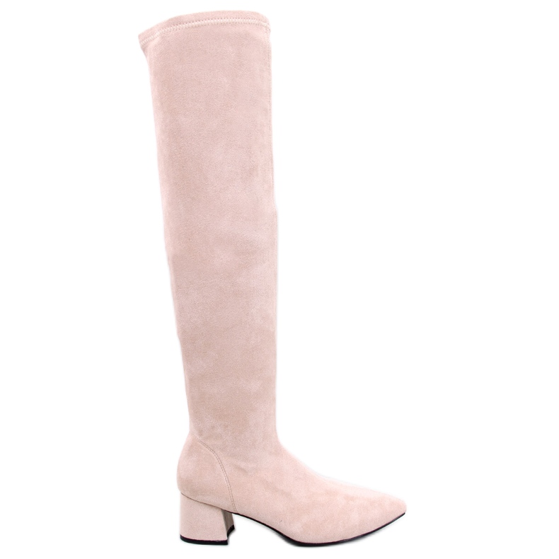 Mušketýři Diondre Beige na nízkém podpatku béžový