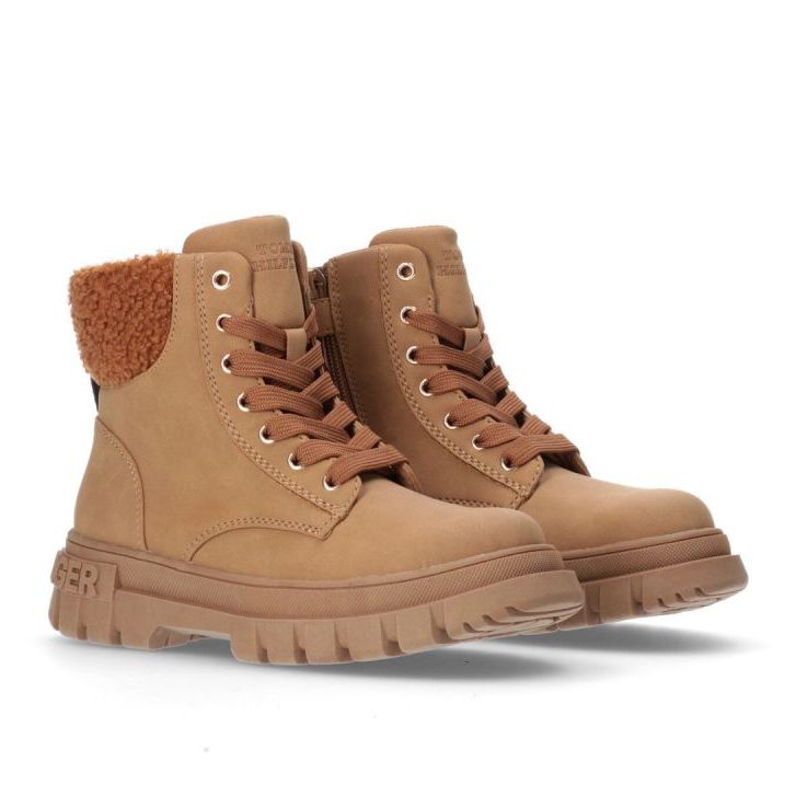 Tommy Hilfiger šněrovací bota koňak W T3A5-33053-1628582-582 hnědý