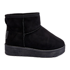 Dětské zateplené sněhule Black Big Star MM374054 černý