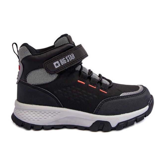 Dětské boty z paměťové pěny Black Big Star KK374121 černá