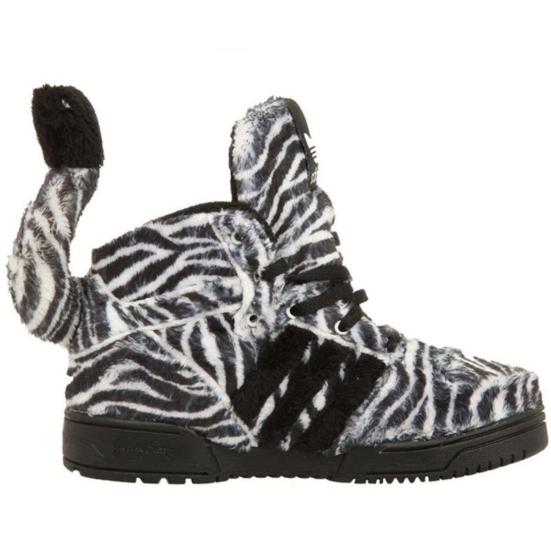 Boty adidas Originals Jeremy Scott Zebra I G95762 bílý