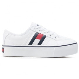 Tommy Hilfiger Tenisky Tommy Jeans Flatform Flag EN0EN00944-YBR bílý