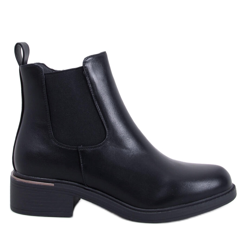 Chelsea boty Tagar Black grain černá