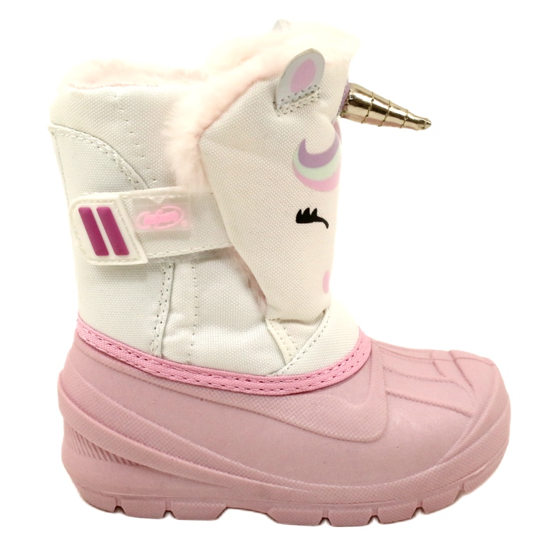 Befado dětské boty sněhule 160X013 růžový