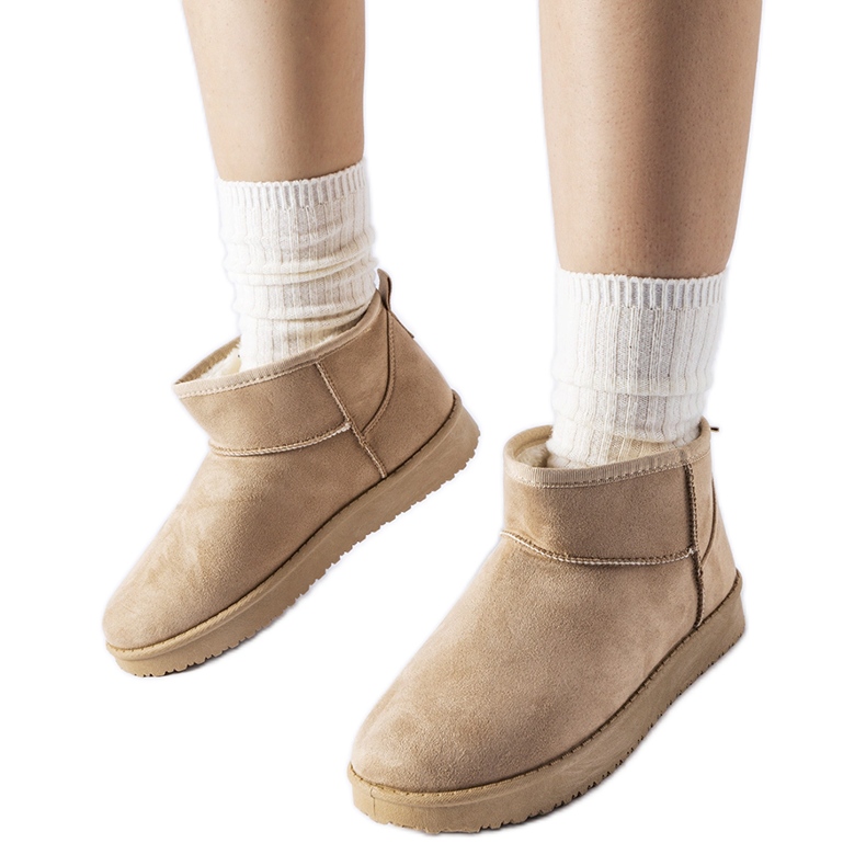 Béžové zateplené krátké sněhule Guglielma béžový Béžové zateplené krátké sněhule Guglielma béžový