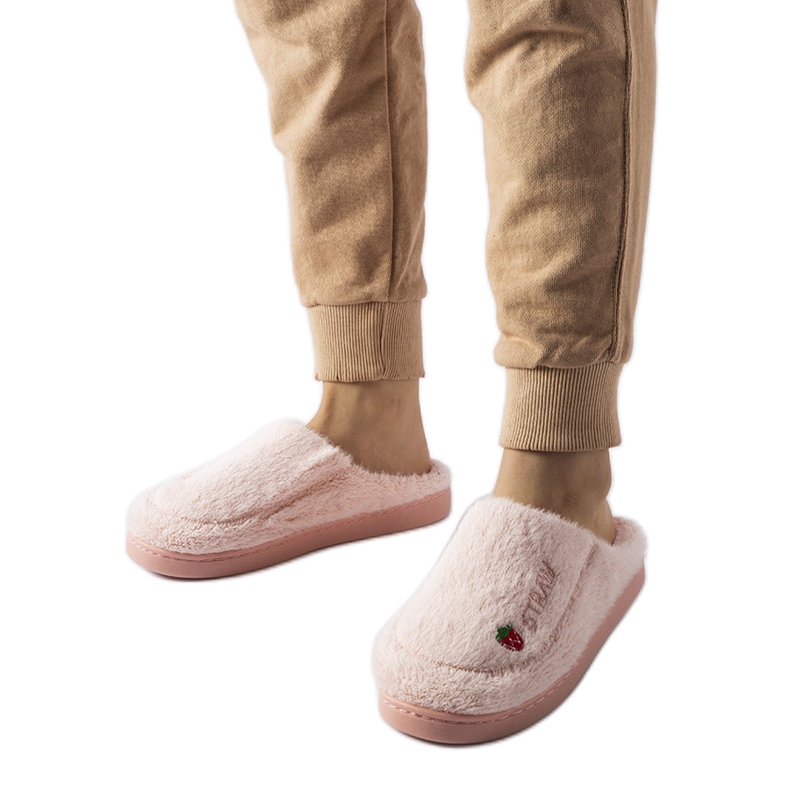 Světle růžové pantofle Collinsville růžový