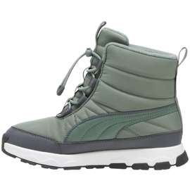 Boty Puma Evolve Boot Jr 392644 03 zelená Boty Puma Evolve Boot Jr 392644 03 zelená
