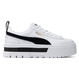 Boty Puma Mayze Leather Wn W 381983-01 bílý