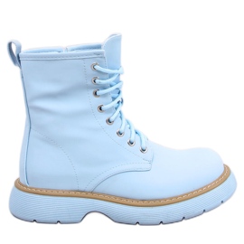 Šněrovací kotníkové boty Peddy Blue modrý