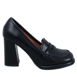 Trevia Black lodičky na jehlách černá Trevia Black lodičky na jehlách černá