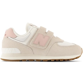 Boty New Balance Jr PV574RP1 béžový Boty New Balance Jr PV574RP1 béžový