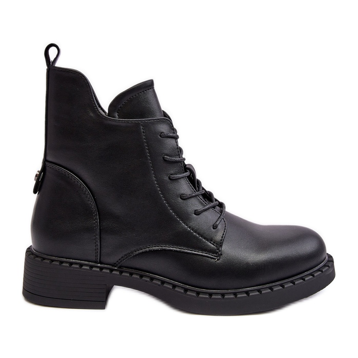 Klasické dámské ploché boty Black Ballisa černá