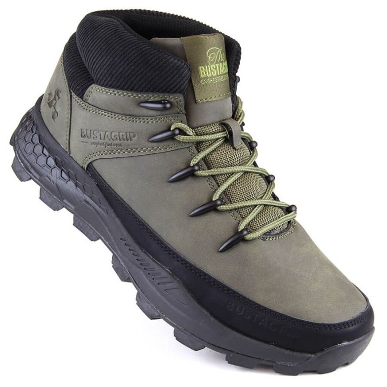 Bustagrip Trekové boty Bustafrip M 0941 Army MRM10B zelená