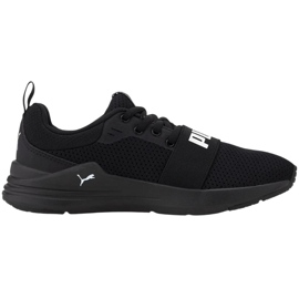 Dětské boty Puma Wired Run Jr. black 374214 01 černý