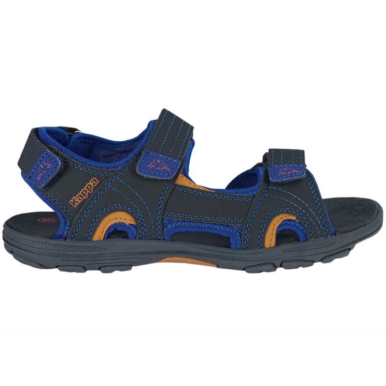 Dětské sandály Kappa Early II K Footwear Dětské sandály tmavě modré a oranžové 260373K 6744 modrý