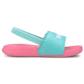 Dětské sandály Puma Popcat 20 Backstrap Ac růžová 380555 08 modrý