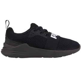 Dětské boty Puma Wired Run černé 374216 01 černý