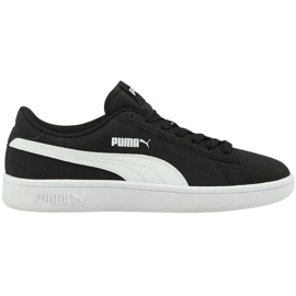 Dětské boty Puma Smash v2 Buck černé 365182 34 černý
