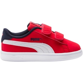 Dětské boty Puma Smash v2 Buck V Ps High Risk R červené 365183 07