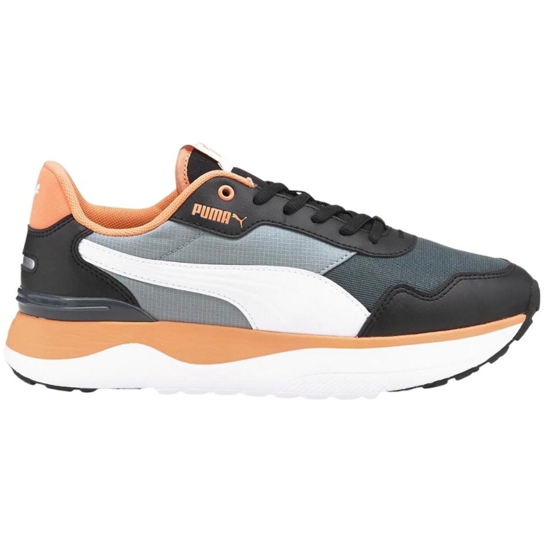 Dámské boty Puma R78 Voyage šedo-oranžové 380729 09 šedá