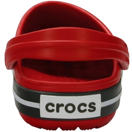 Crocs Kids Crocband Clog dětské dřeváky červeno-šedé 207006 6IB červený