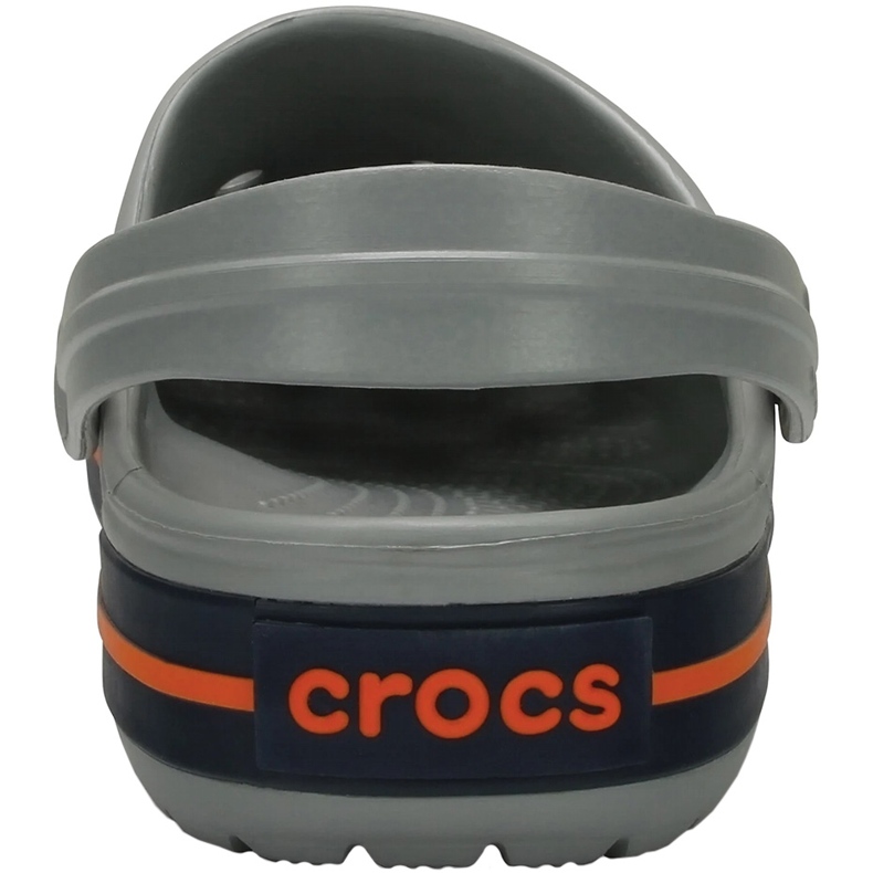 Crocs Crocband Clog pánské dřeváky šedé a oranžové 11016 01U šedá