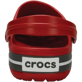 Crocs Crocband Clog dřeváky červeno-šedé 11016 6EN červený