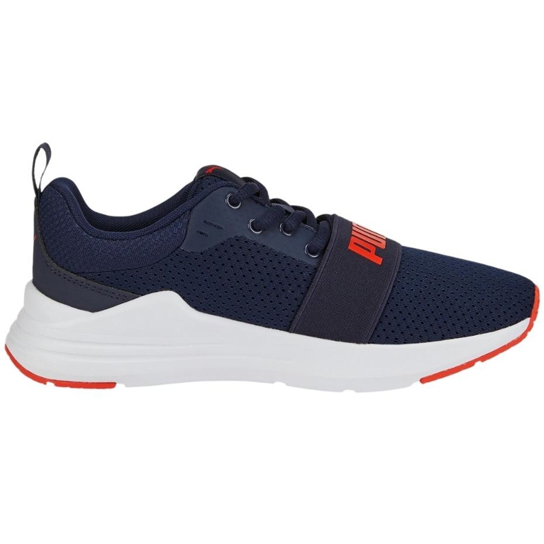 Dětské boty Puma Wired Run Jr. tmavě modrá 374214 21 modrý