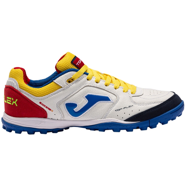 Fotbalové boty Joma Top Flex 2216 Turf, bílá a červená bílý bílý
