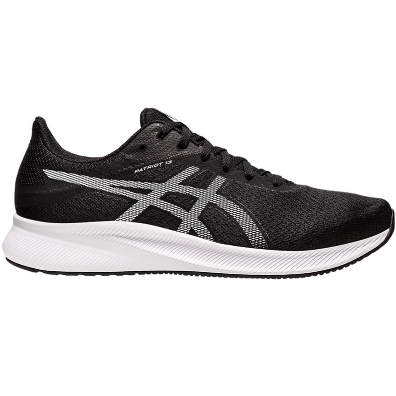 Asics Patriot 13 pánské běžecké boty černobílé 1011B485 001 bílý