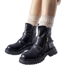 Černé zateplené boty Laderoute černý