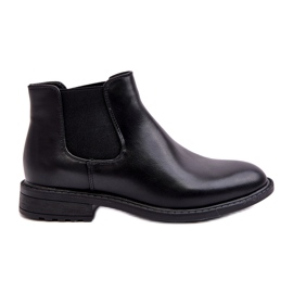 Diamantique Pánské Chelsea Boots Low Black Dymidi černý