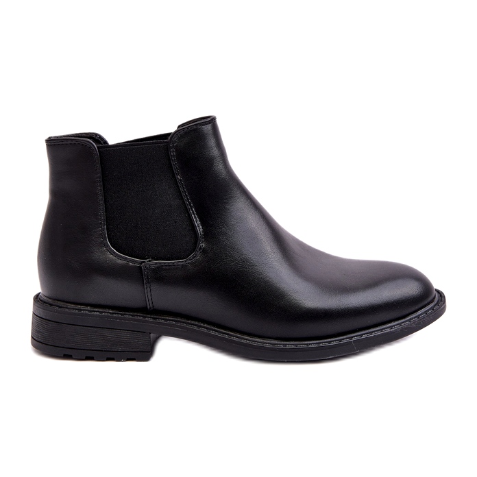 Diamantique Pánské Chelsea Boots Low Black Dymidi černá