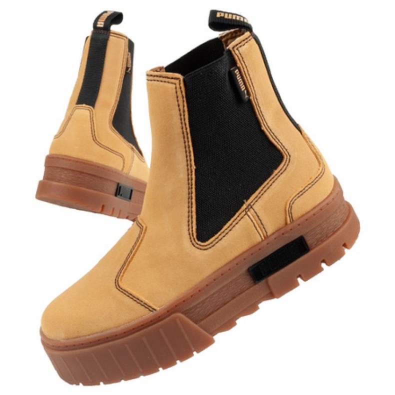 Boty Puma Mayze Chelsea Suede W 382829 04 hnědý Boty Puma Mayze Chelsea Suede W 382829 04 hnědý