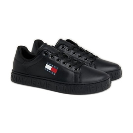 Boty Tommy Hilfiger Tjw Cool Sneaker Ess W EN0EN02531BDS černý