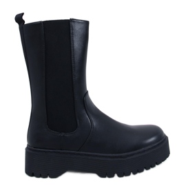 Stoute Black boty Chelsea na platformě černý