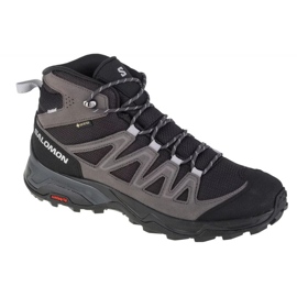 Boty Salomon X Ward Leather Mid Gtx M 471817 šedá