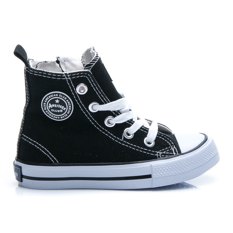 American Club Vysoké tenisky pro chlapce černá