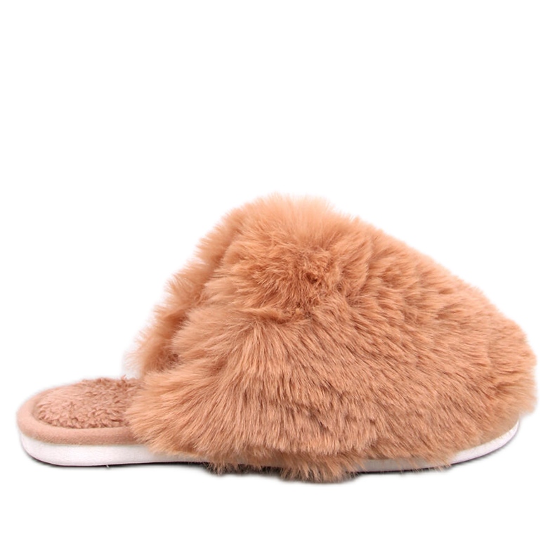 Dámské kožešinové pantofle Calvert Camel hnědý Dámské kožešinové pantofle Calvert Camel hnědý