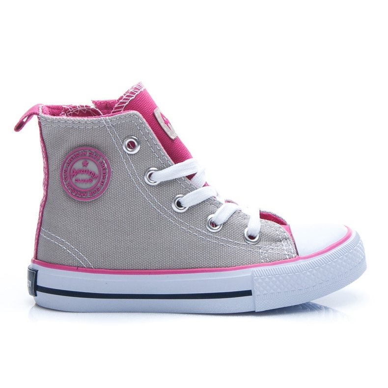 American Club Tenisky pro dívky šedá