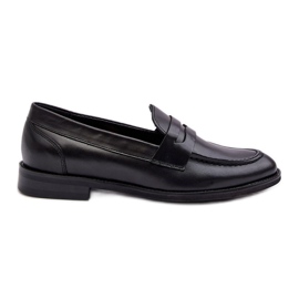 Pánské kožené mokasíny Zazoo 1570/1 Black černý