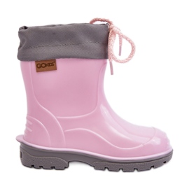 Lemigo Dětské holínky Kimmy Pink GoKids 951 růžový