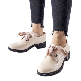 Béžové boty s kamínky Povegliano béžový