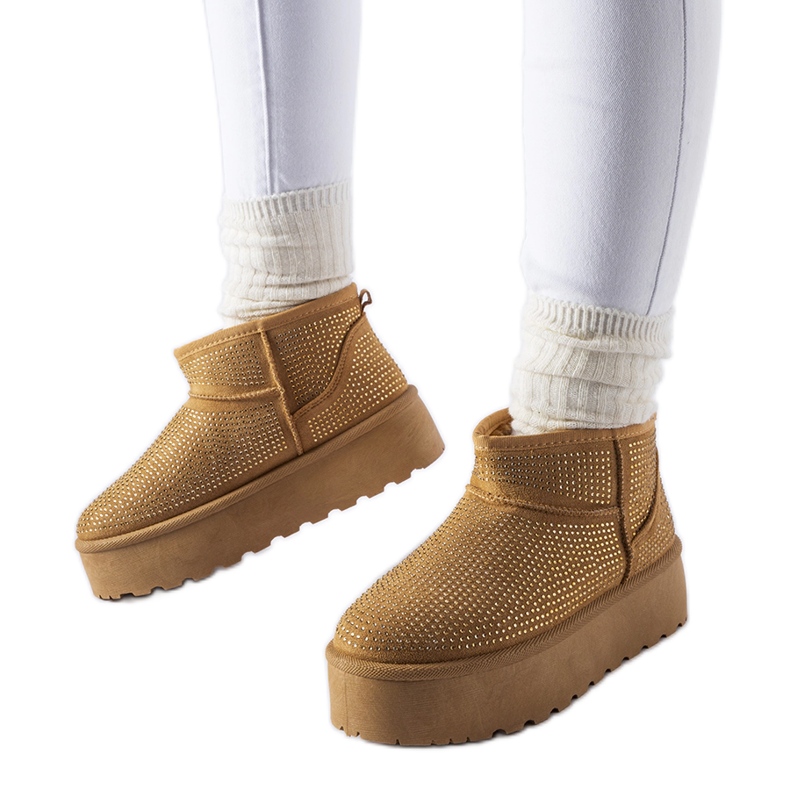 Hnědé sněhule s kamínky Sonora hnědý