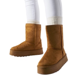 Hnědé vysoké boty do sněhu Summit hnědý