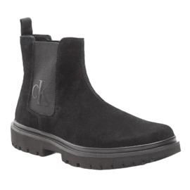 Boty Calvin Klein Jeans Lug Mid Chelsea Boot M YM0YM00271 černý