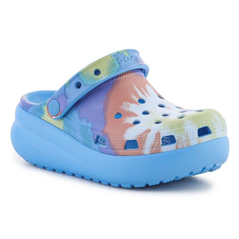 Crocs Classic Tie Dye Cutie Clog 208083-4KT pěnové pantofle modré modrý