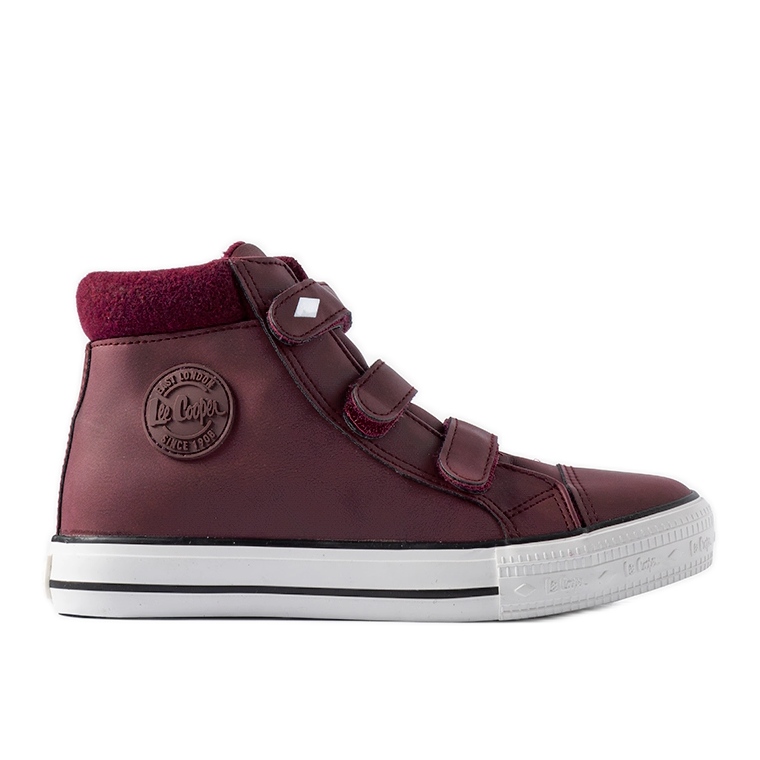 Maroon tenisky Lee Cooper LCJ-21-31-0614K červené